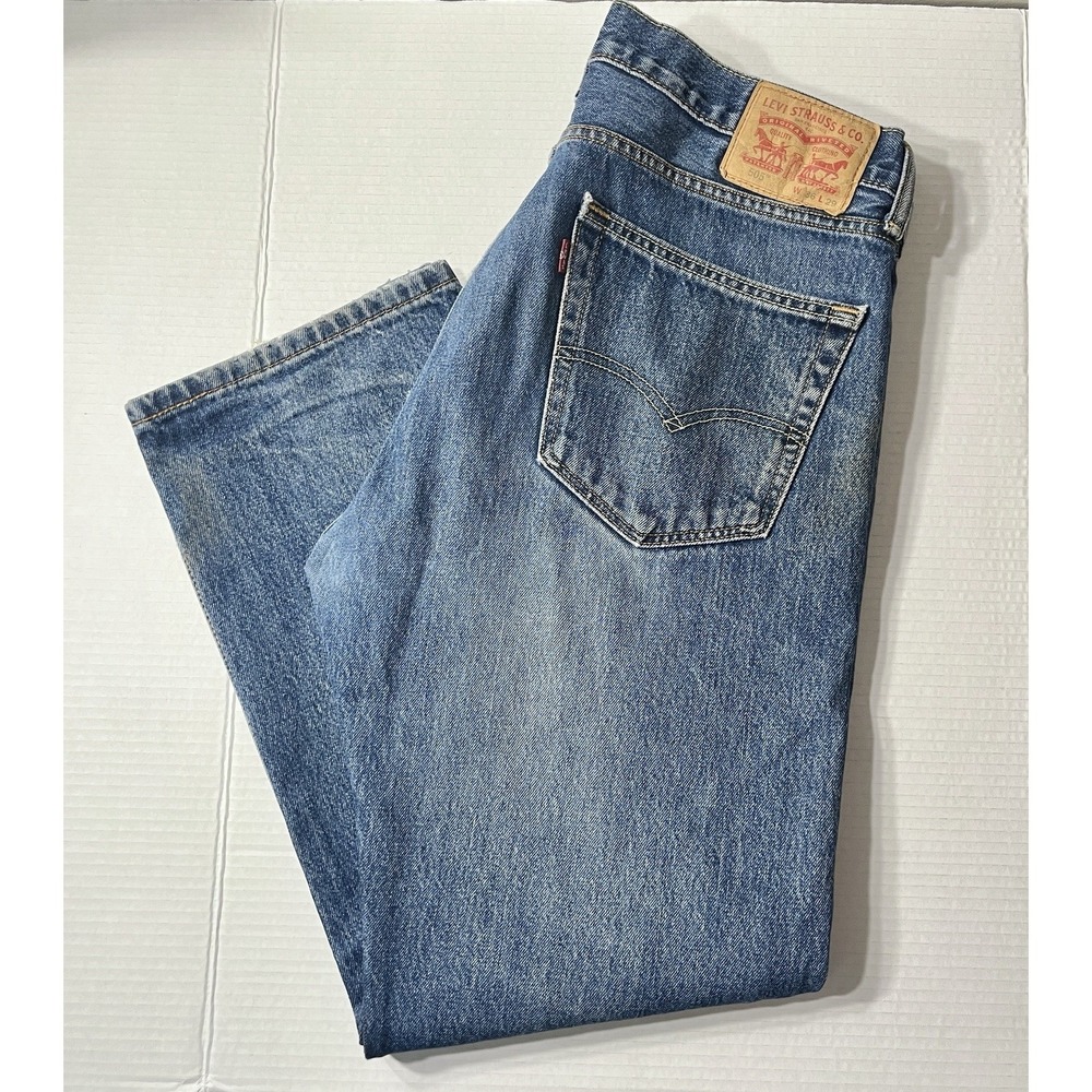 Levi's 505 Jeans Men's 36x29 Blue Regular Fit‎ Heritage Americana Traditional